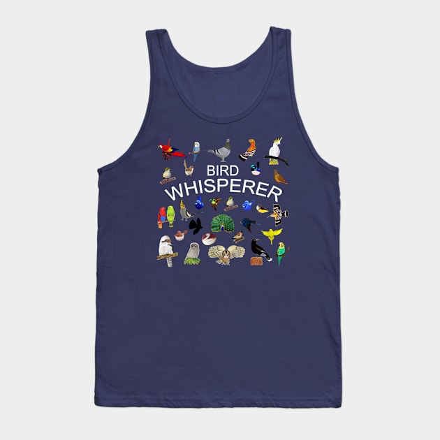 Bird Loving Bird Whisperer Tank Top by KC Morcom aka KCM Gems n Bling aka KCM Inspirations